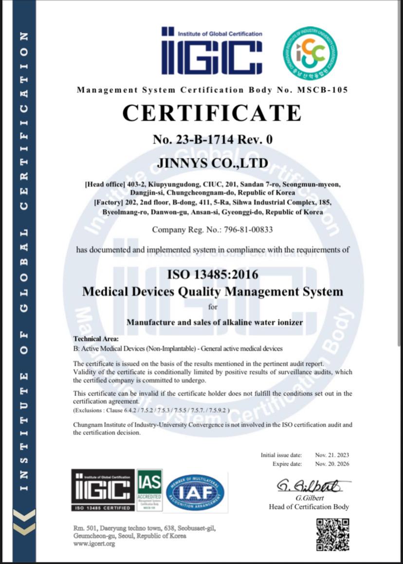 ISO 13485 Certificate - Page 2