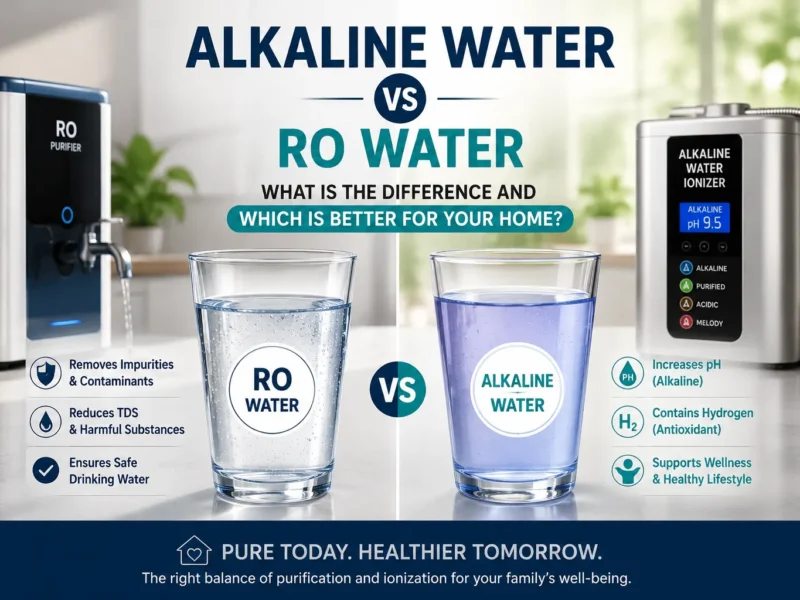 Alkaline Water vs RO Water: What Is the Difference and Which Is Better for Your Home?