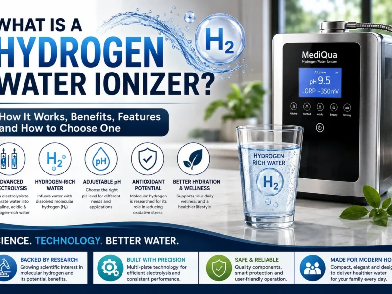 What Is a Hydrogen Water Ionizer? How It Works, Benefits, Features and How to Choose One